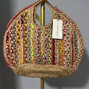 New Multicolored beach bag,  Antik Kraft brand